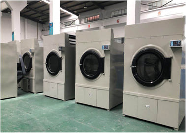 Tumble Industrial Cloth Dryer Machine Free Standing Durable Drum Wide Door Design